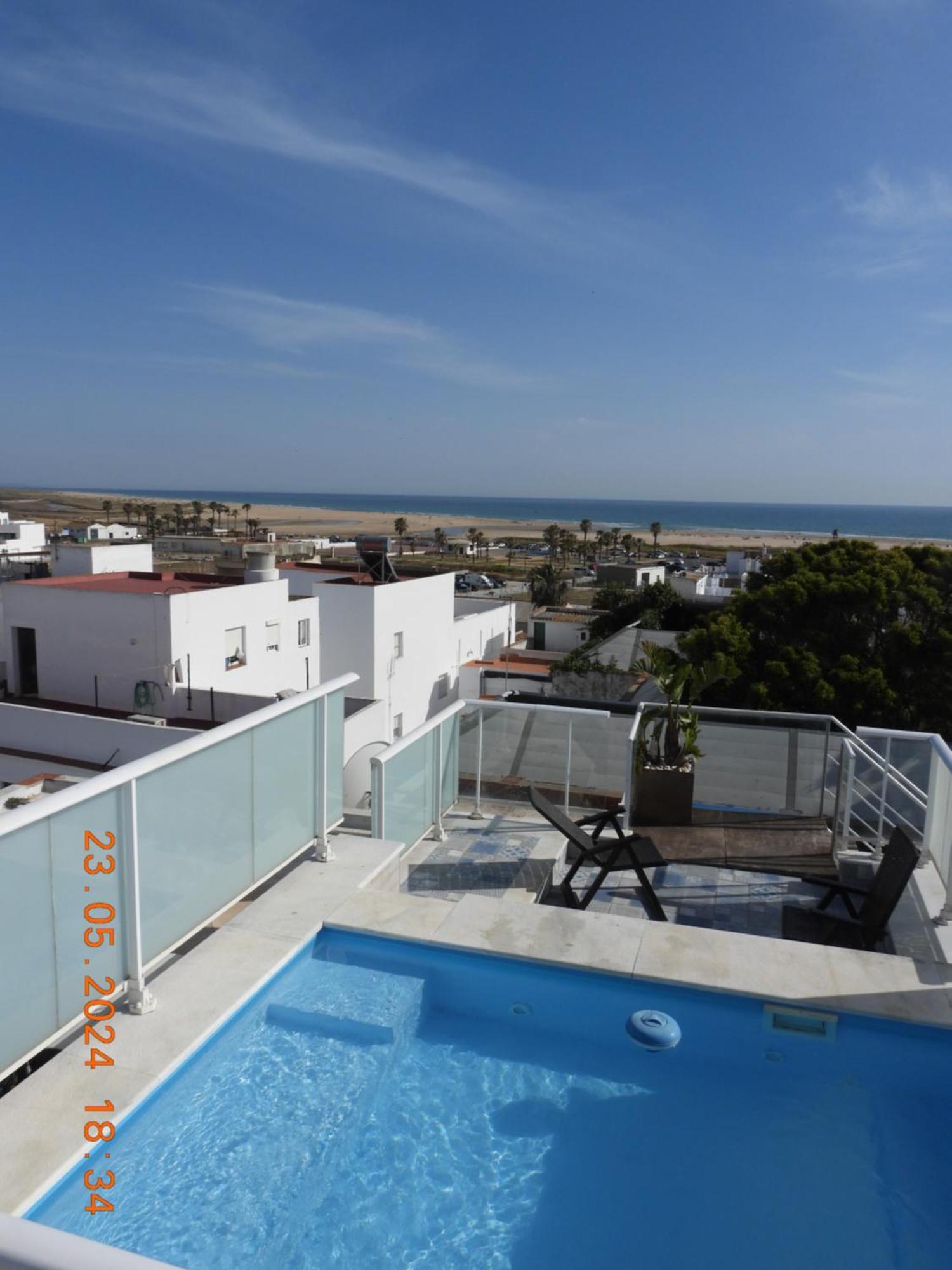Aba Penthouse, Piscina&Azotea Privada Apartamento Conil De La Frontera Exterior foto
